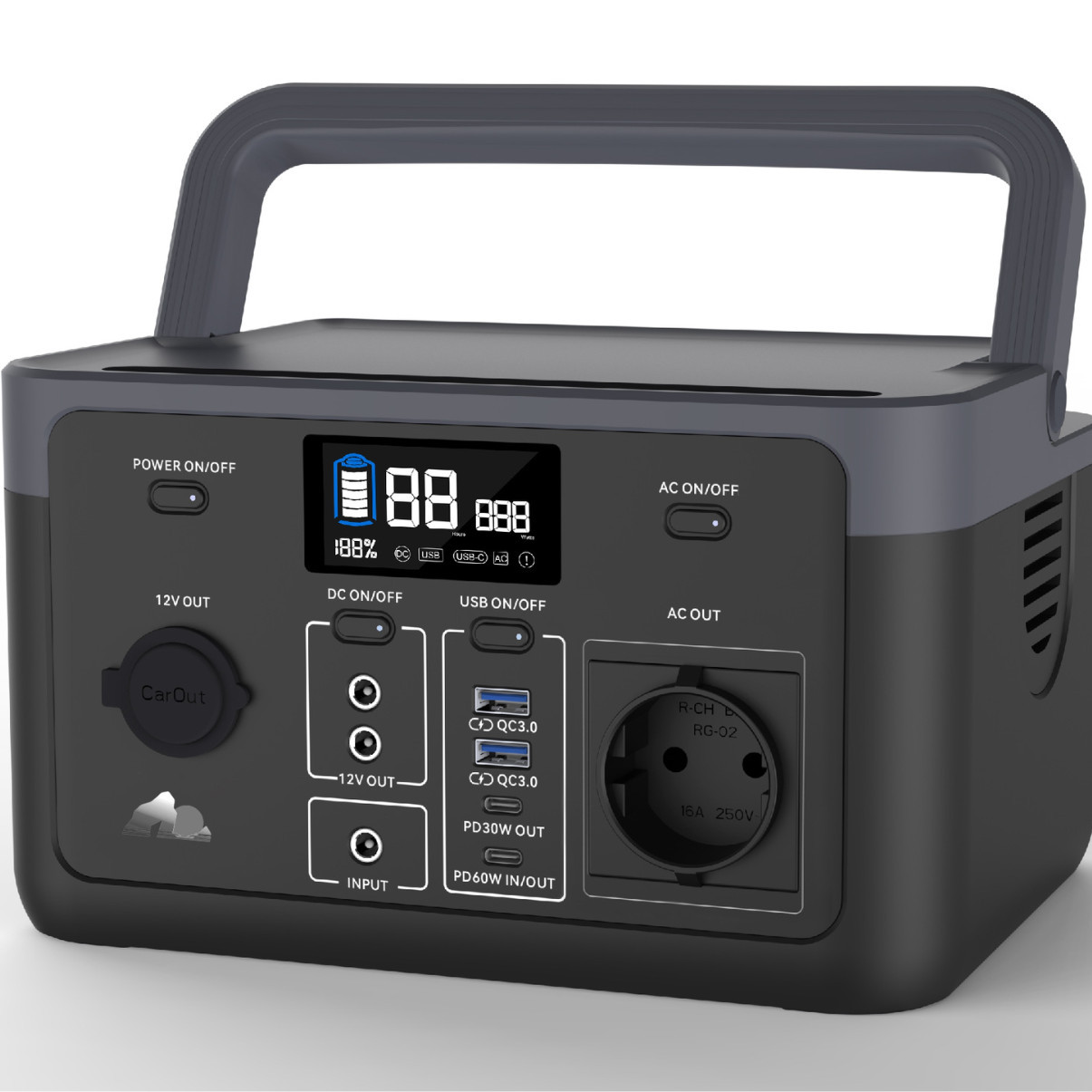 Xubing Technology 300W Fuente de alimentación móvil de alta potencia Fuente de alimentación de emergencia de litio fosfato de hierro