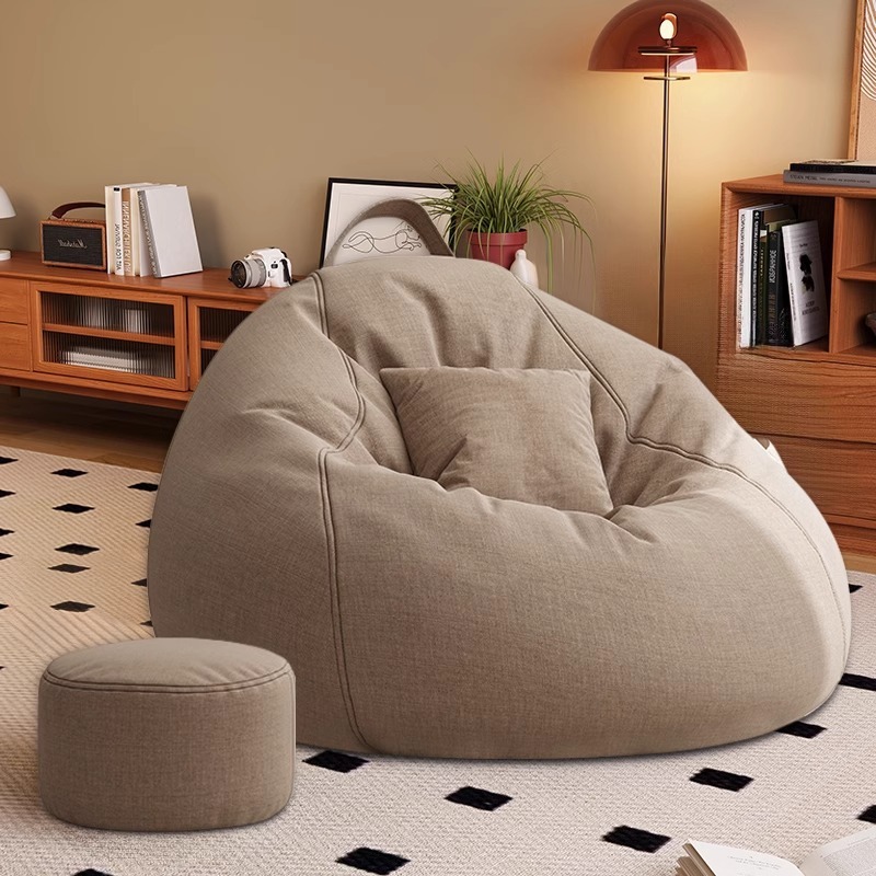 Sofá perezoso bolsa de frijoles red sala de estar dormitorio individual relajación silla de balcón de arroz puede ser silla de muelle de tipo pequeño
