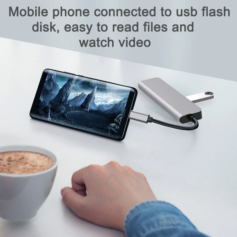 [Тип C71HUBHDMI+USB3.0*2+PD+type-c+SD+TF]