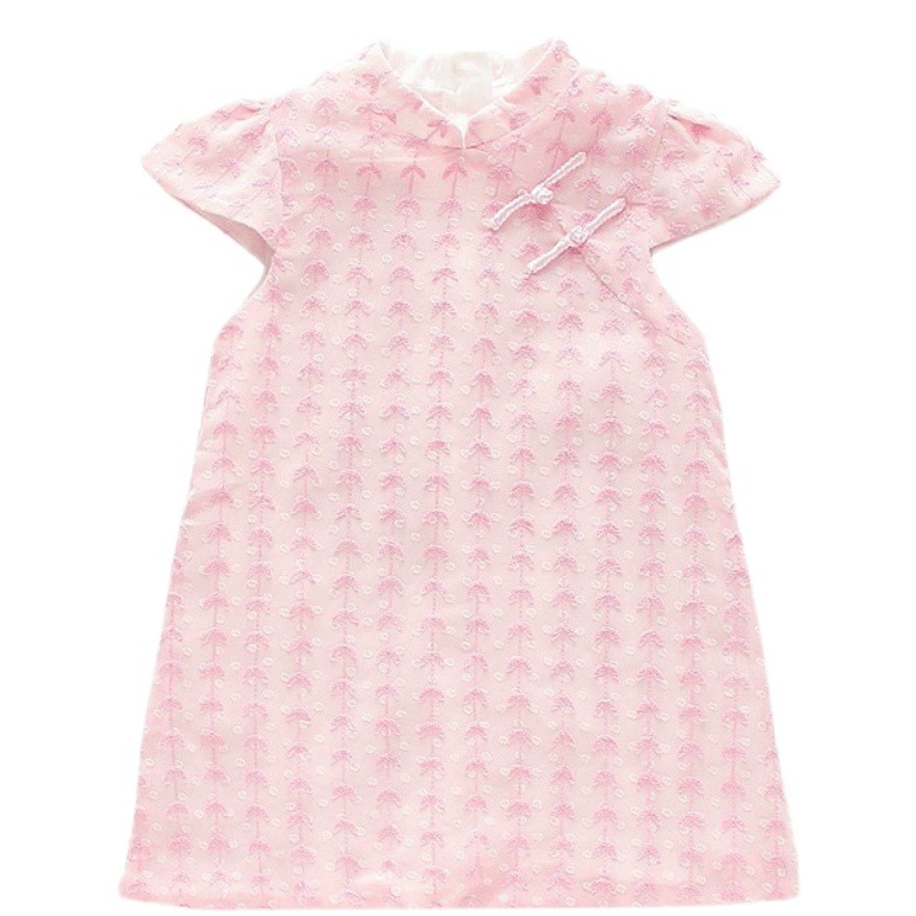 Детская Одежда для девочек 2022 новое летнее платье принцессы платье в китайском стиле платье для девочек в иностранном стиле детское платье чонсам