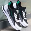 2263 White and green [Leather Noodles]