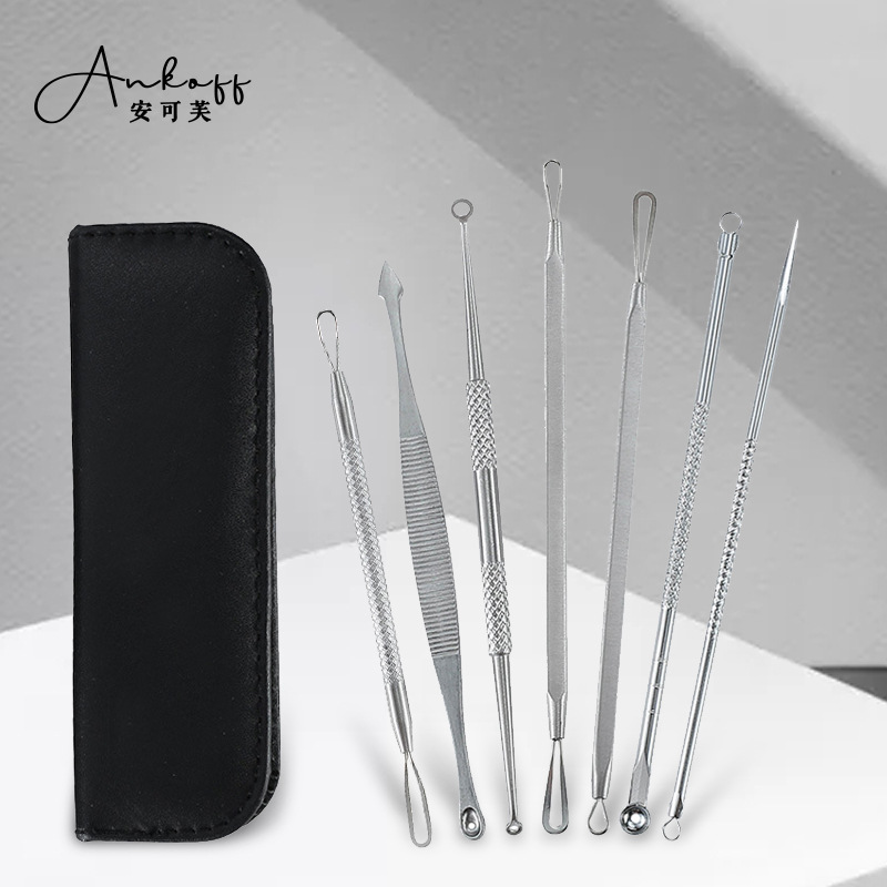 Black head needle 7 -piece suit Press the acne