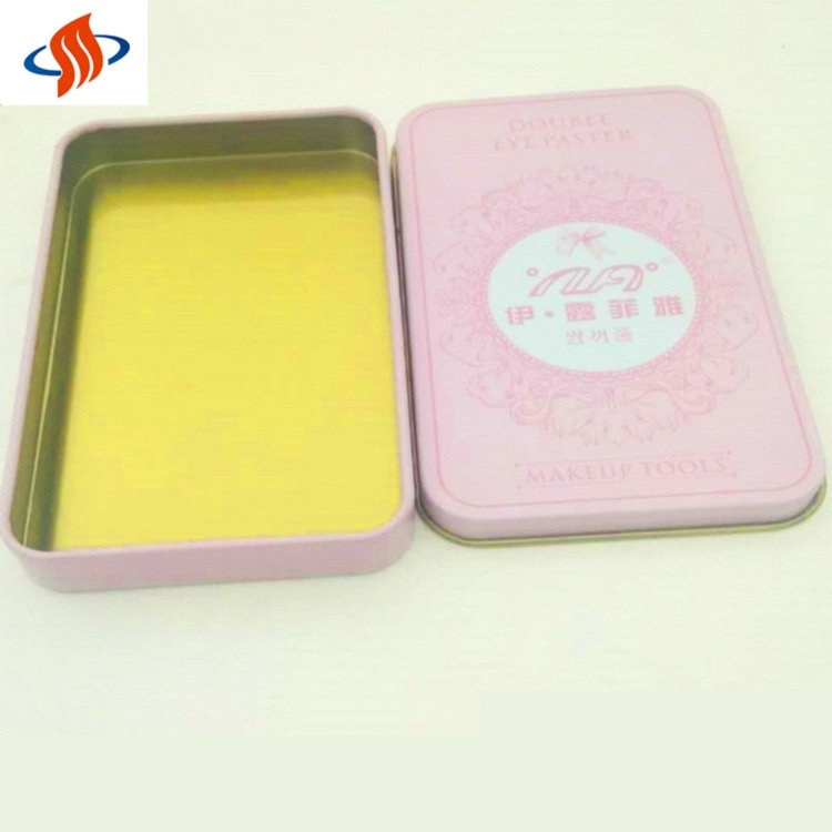 厂家供应家居用品化妆睫毛收纳盒 眼睫毛铁盒 润喉糖薄荷糖铁罐