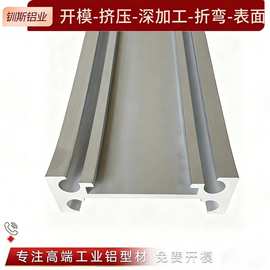 铝型材大截面重型天轨 铝型材工业铝轨 工业铝型材轨道开模定制