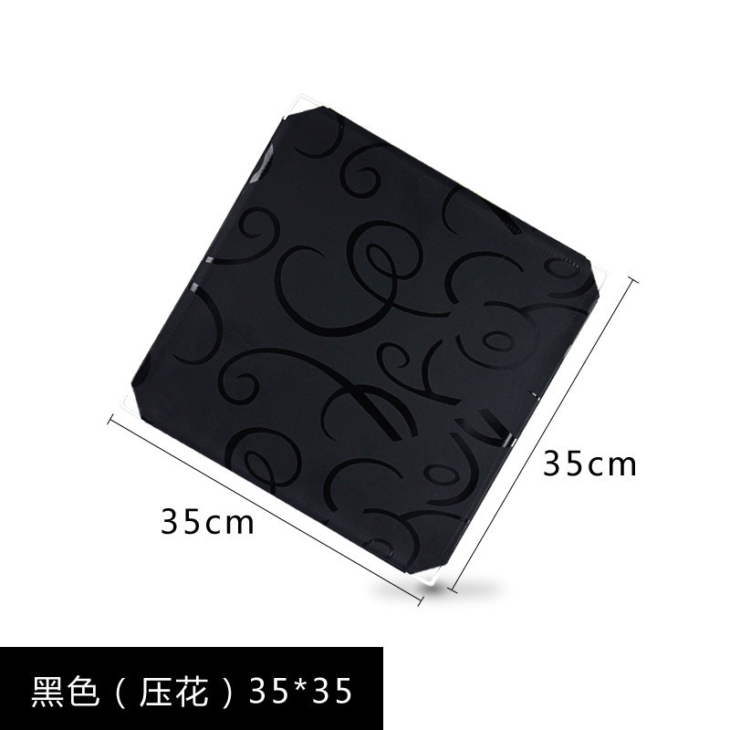 Estampado negro 35 * 35 cm