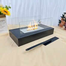 酒精壁炉户外便携小火炉室内装饰氛围炉桌面真火炉取暖炉真火壁炉