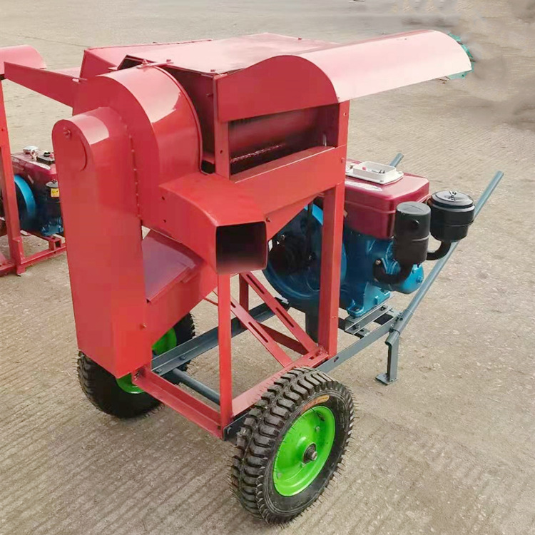 脱粒机家用黄豆油菜籽青稞麦稻高粱大豆小麦打谷机稻麦拖拉机