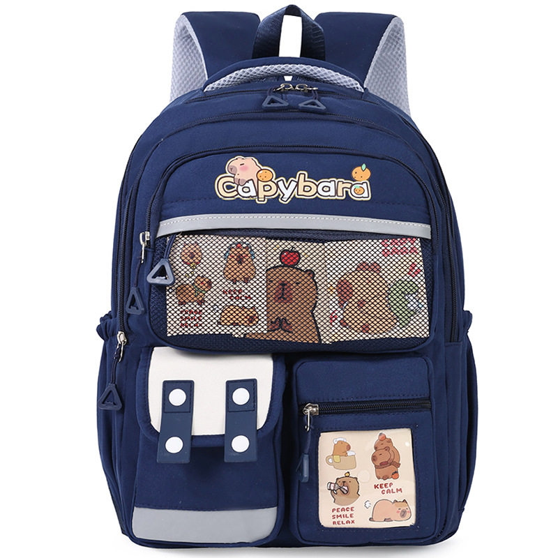 Mochila de niños de dibujos animados transfronterizos de gran capacidad de cuatro o cinco o seis grados mochila de niñas para niños mochila de estudiantes primarios