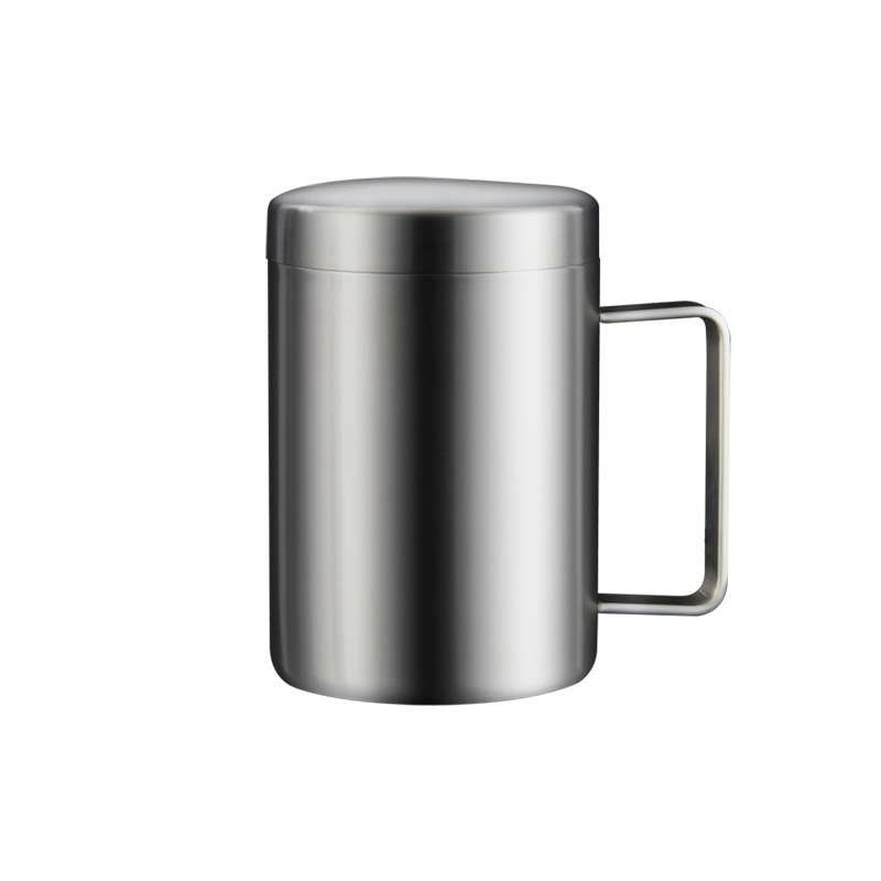 316不锈钢马克杯双层隔热防烫家用办公咖啡杯茶水杯成人带盖口杯|undefined