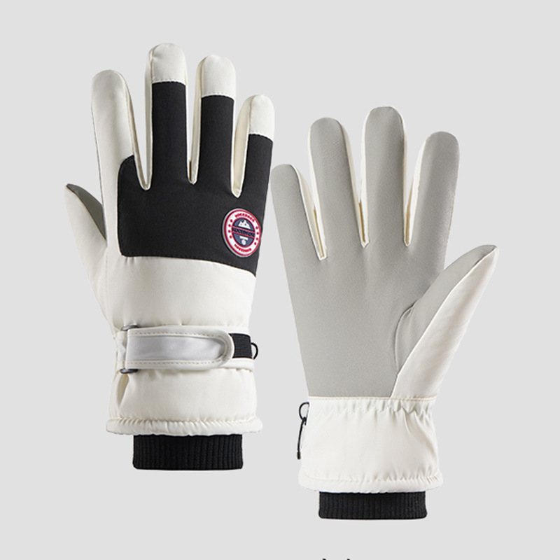 Guantes de esquí para hombres de invierno para montar en invierno Harbin noreste de equipos de frío caliente para hombres a prueba de viento pantalla táctil frío