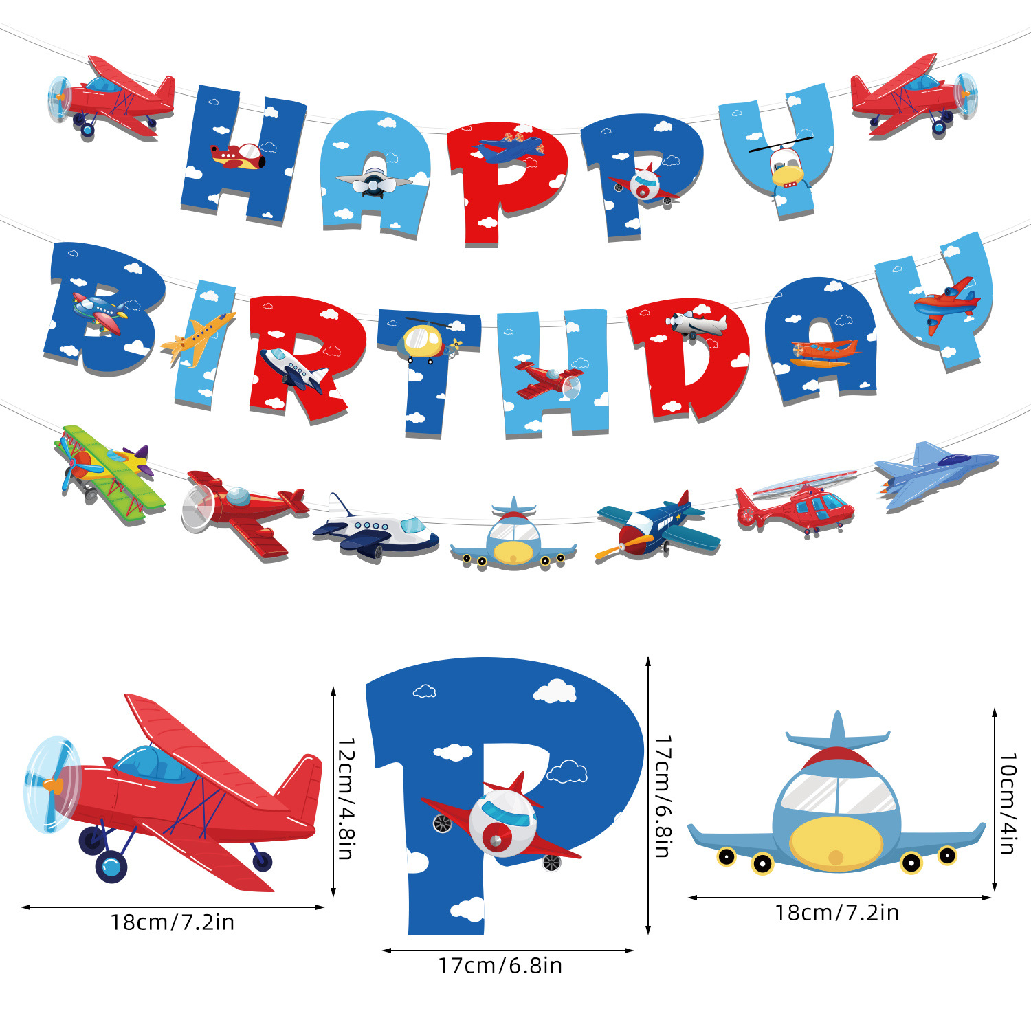 Tema de dibujos animados fiesta cumpleaños tirar de la bandera vehículo de ingeniería feliz birthday cumpleaños dinosaurio camión de bomberos banner