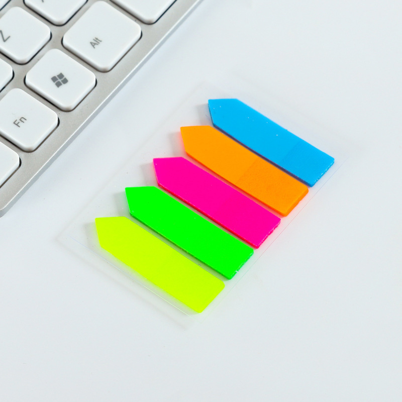 Morandi etiqueta de índice translúcida personalizada estudiantes de aprendizaje clave etiqueta etiqueta de instrucción de clasificación pet post-it