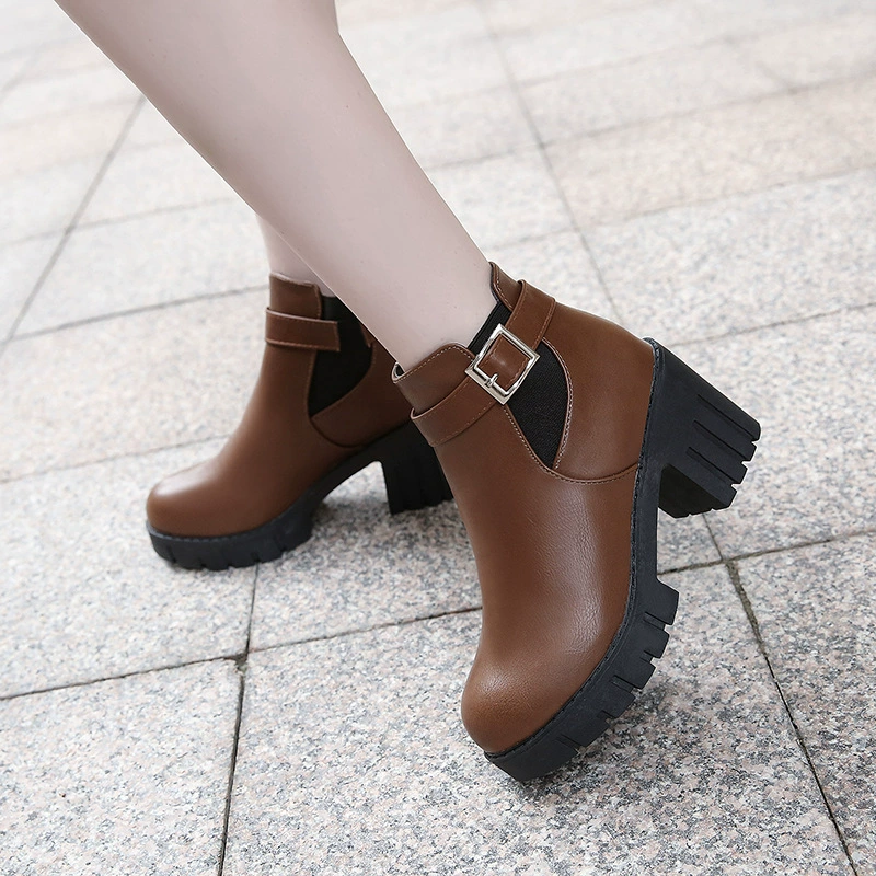 Martens, зимние высокие теплые флисовые сапоги на платформе для мамы