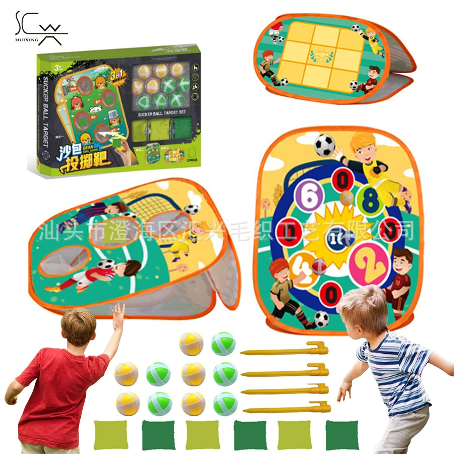 Дети три в одном могут принять мешки с песком, бросая мишени, игрушки для детского сада