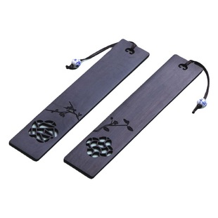 Chinese-style wooden bookmark window grilles hollow mahogany spring-filled graduation Memorial company Creative Gifts Wholesale