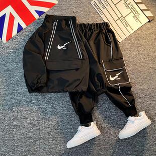 Children's Clothing Boys Spring Suit 2023 New Style Kidsren's Sweatshirt Spring & Fall Handsome Boys Casual Sports Clothes