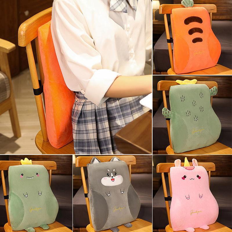 Office Waist Cushion Chair Pillow Back Cushion Waist Cushion Car Waist Cushion Lumbar Waist Pillow for Pregnant Women's Seat