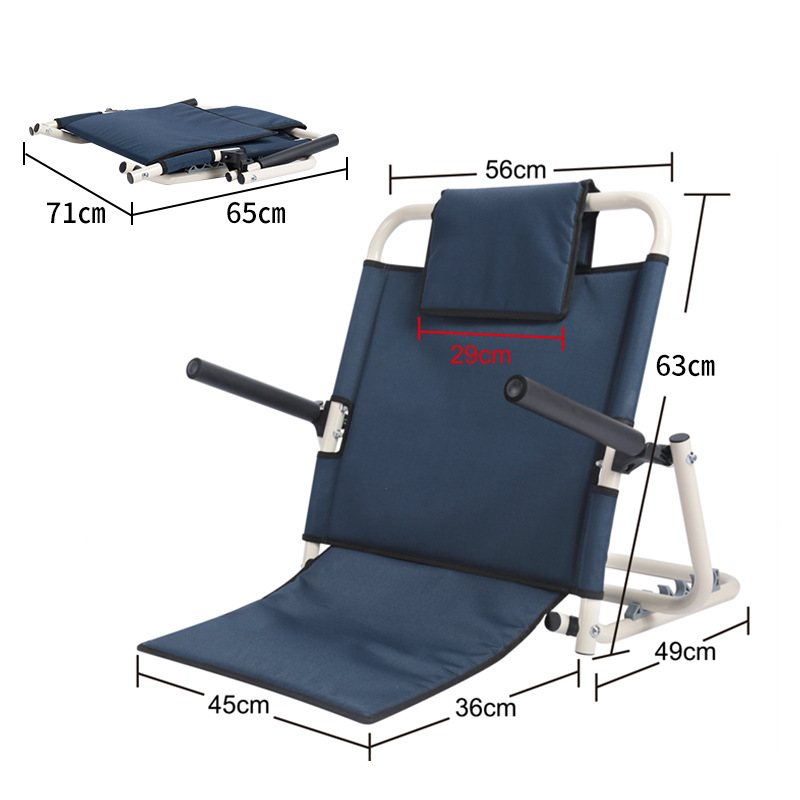 Apoyo de la cama para ancianos cama reclinada multifuncional fractura de columna lumbar para rehabilitación de pacientes paralisados con ángulo ajustable