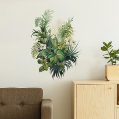 FX-E288北歐ins風小清新綠植家居背景美化裝飾牆貼紙批發