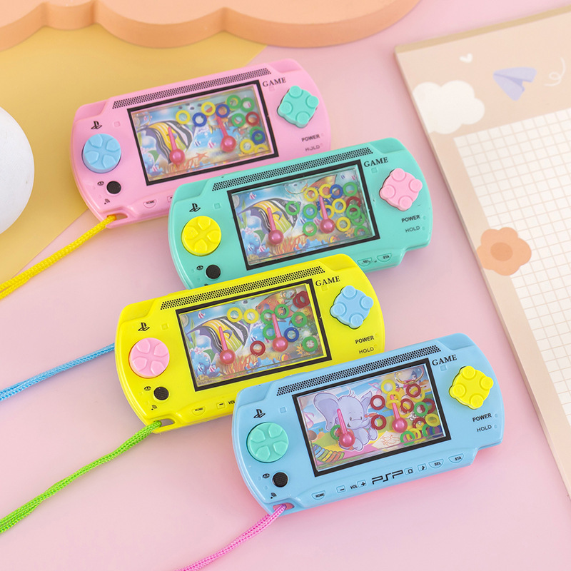 90年代以降の子供向けリングウォーターマシン、クラシックゲーム機、男の子と女の子の子供時代の脳を刺激する、80年代以降のノスタルジックなクラス全体の小さなギフト|undefined