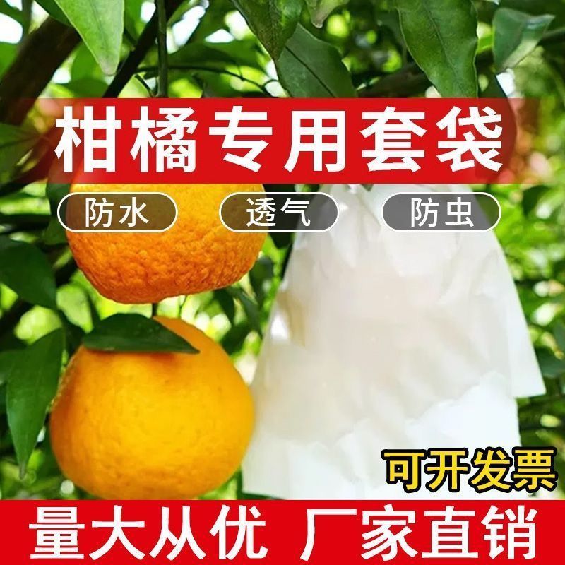 柑橘专用套袋丑柑春见耙柑不知火橘子脐橙红美人爱媛果纸袋包邮|undefined