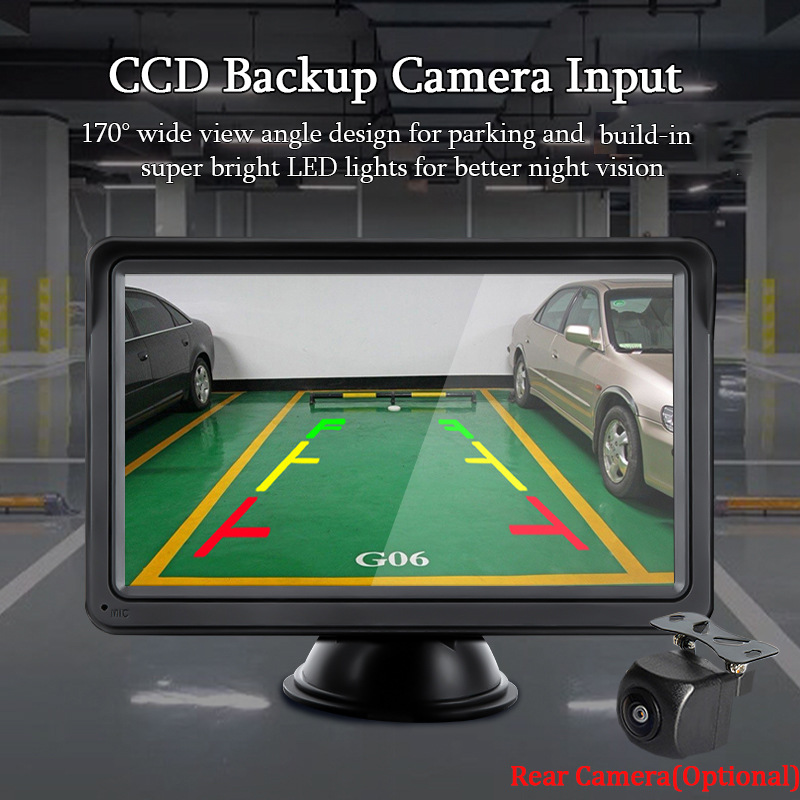 Cross-Border Export Car Smart Screen 7inch Universal Ips Portable Navigation Wireless Carplay Bluetooth Mp5 Car
