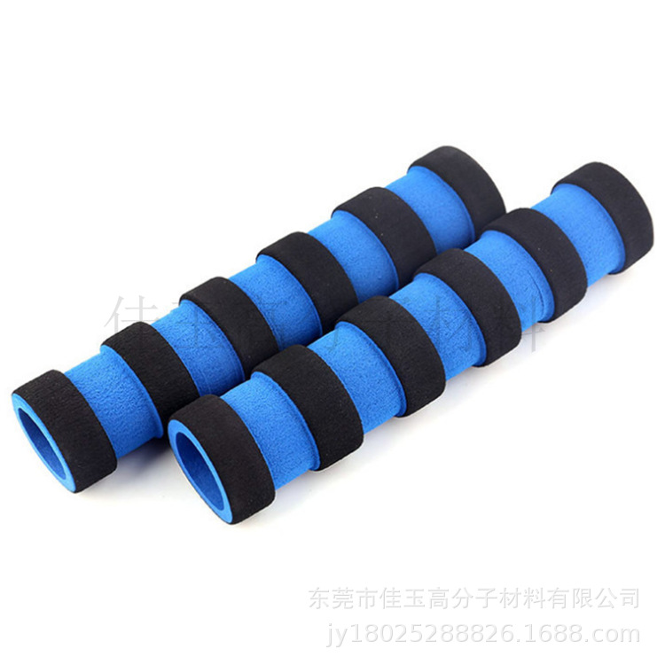 发泡彩色nbr橡塑研磨手把套 跳绳握力器健身海绵把手保护套门把套