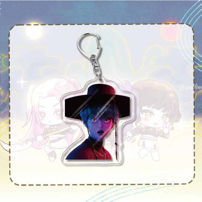 Kpop Demon Hunters猎魔女团亚克力钥匙扣挂件周边创意饰品礼品|undefined