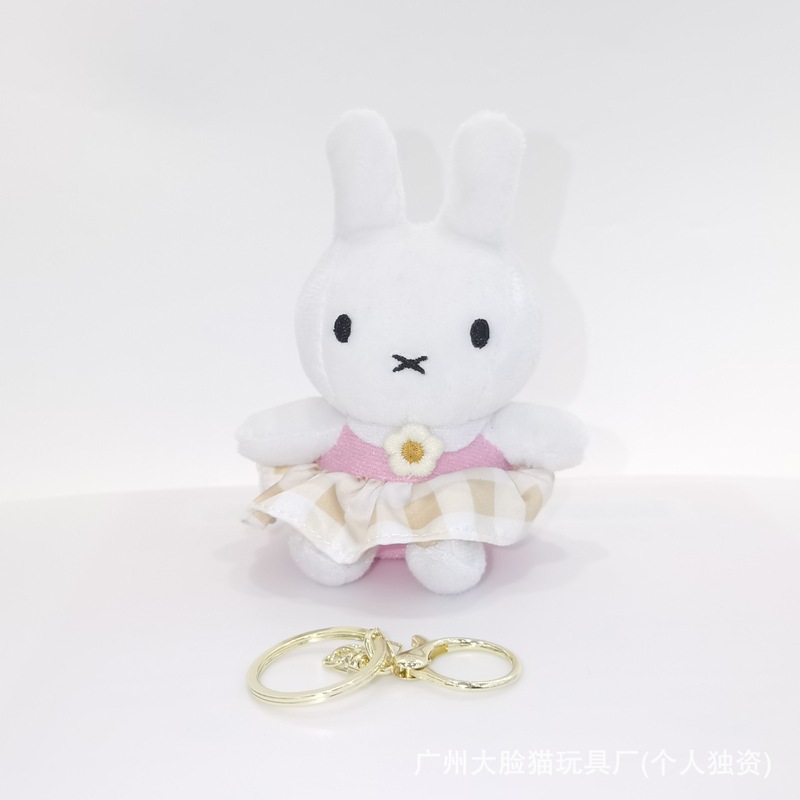 4インチクロスボーダー対外貿易ミッフィー小ウサギぬいぐるみアニメかわいいウサギのペンダントプレゼント卸売りのペンダント|undefined