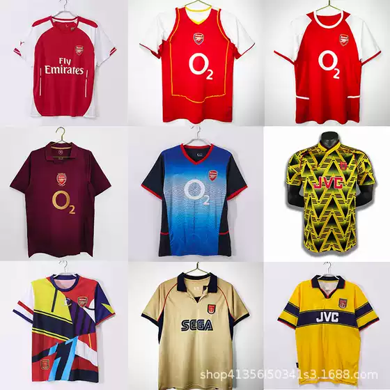 Arsenal Retro Jersey Henry 14 05-06 Home Away Club Football Shirt Short Sleeve Custom Wholesale