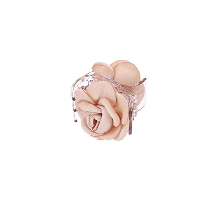 Camellia agarrando clip de flores para mujeres 2025 nuevo tocado de alta calidad de la cabeza detrás de la mitad de cabello de cabello de flores joyería de cabello