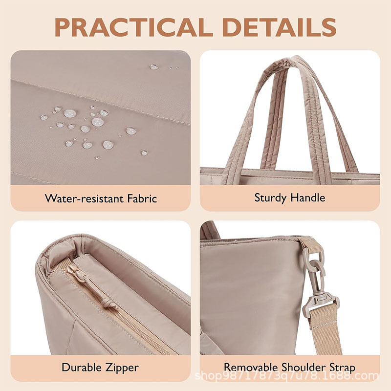 Bolsa de pañales, bolsa de mano con cochecito, bolsa de bebés de gran capacidad, bolsa de pañales de cambio, bolsa de relleno portátil