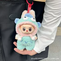 Первое поколение Labubu, три поколения кукольной одежды, 17 см, трогательные макароны с резиновым лицом, одежда для тряпичных кукол со шнуровкой меняется