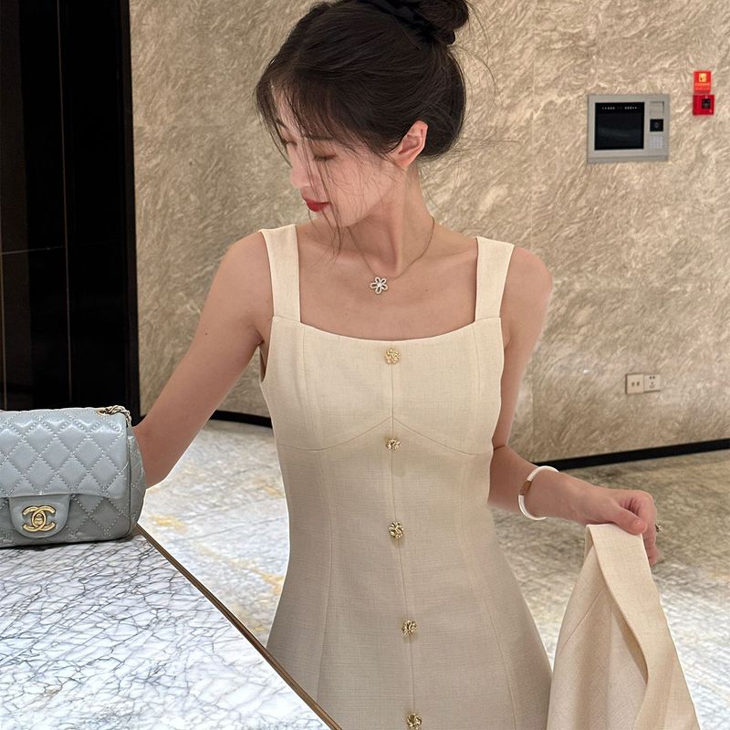 2025春秋爆款小香风套装裙女时尚大气轻奢高级感西装连衣裙两件套|undefined