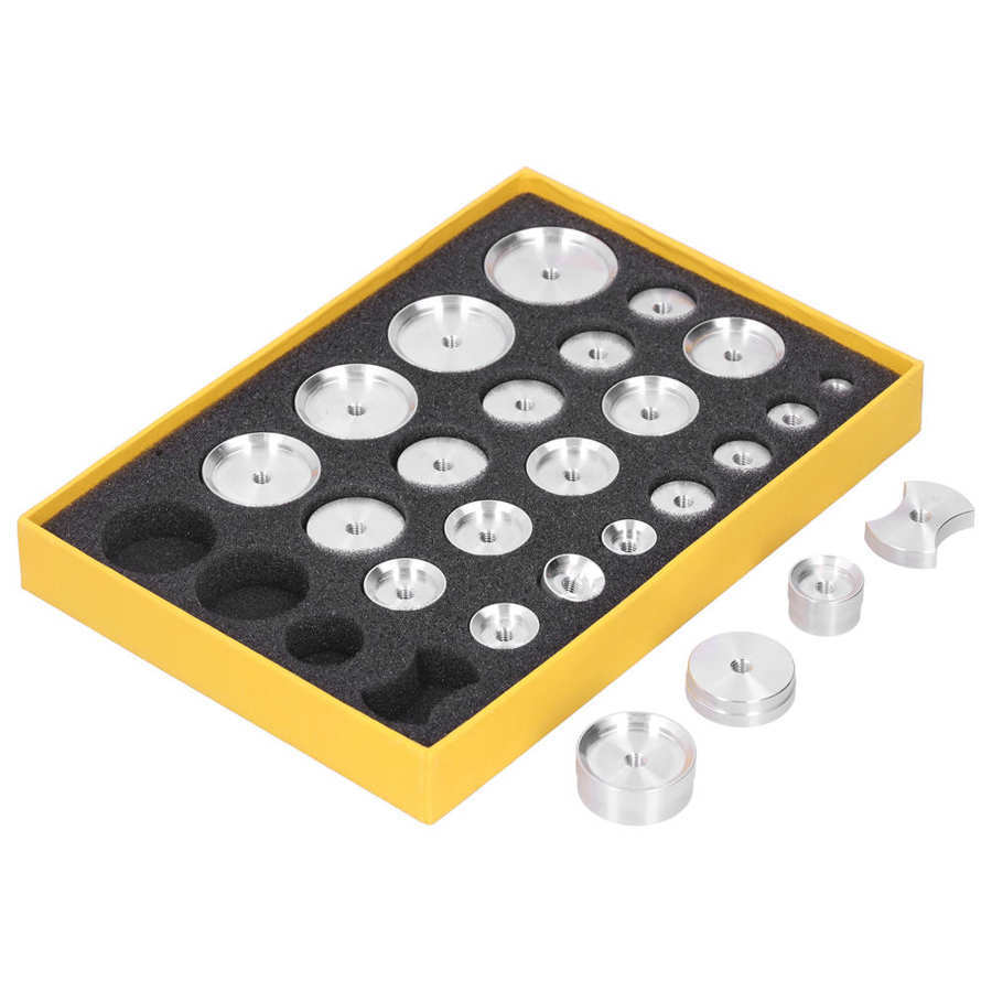 修表工具 铝质25pcs压底盖模具  25粒压盖机模具 压手表后盖模具