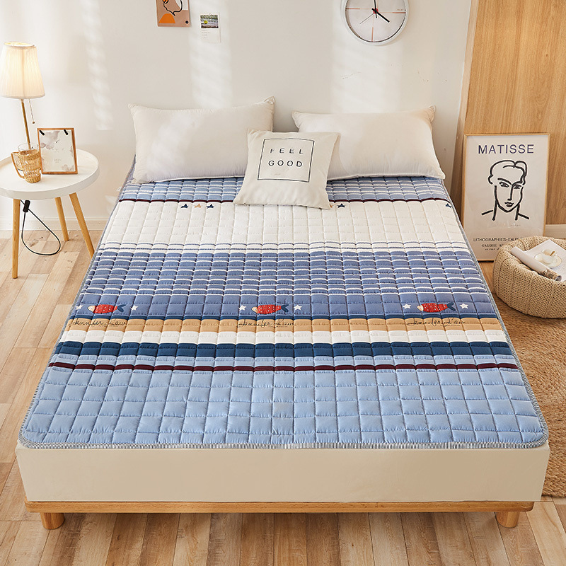直發新款薄款可折疊磨毛床墊 床褥子護墊學生宿舍批發壹件代發