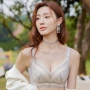 中厚春夏聚拢蕾丝胸罩