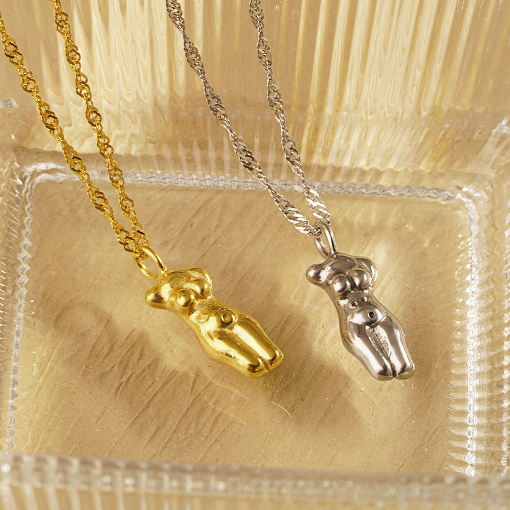 Retro physiological necklace