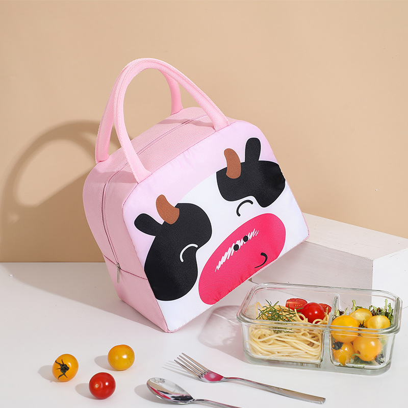 Bolsa de almuerzo de dibujos animados encantadora bolsa de almuerzo portátil bolsa de almuerzo al por mayor de comercio exterior una bolsa de aislamiento