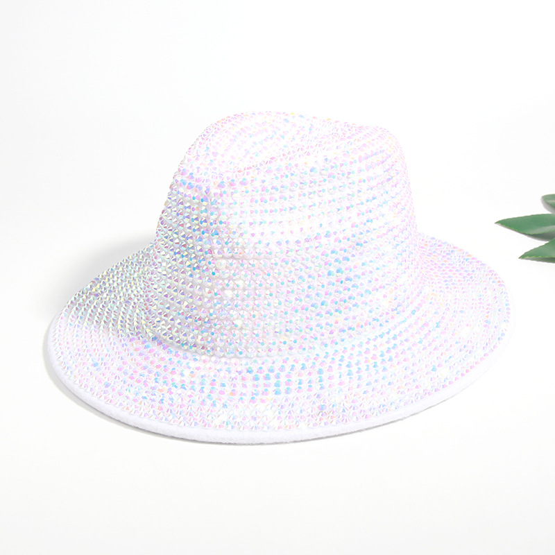 Comercio exterior europeo y americano personalidad gorra de clavos gorra de clavos gorra de diamante gorra de pescador estilo de escenario gorra de balde de fiesta gorra