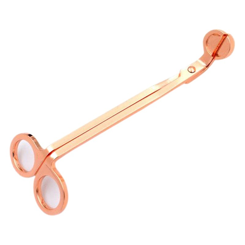 Juego de herramientas para velas, tijeras y apagavelas de acero inoxidable chapado en oro, accesorios de fábrica al por mayor