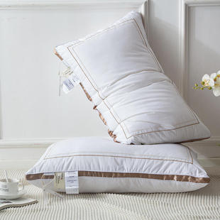 Embroidered Five-star Hotel Pillow Adult Cervical Pillow Core Household Student Single Pillow Core