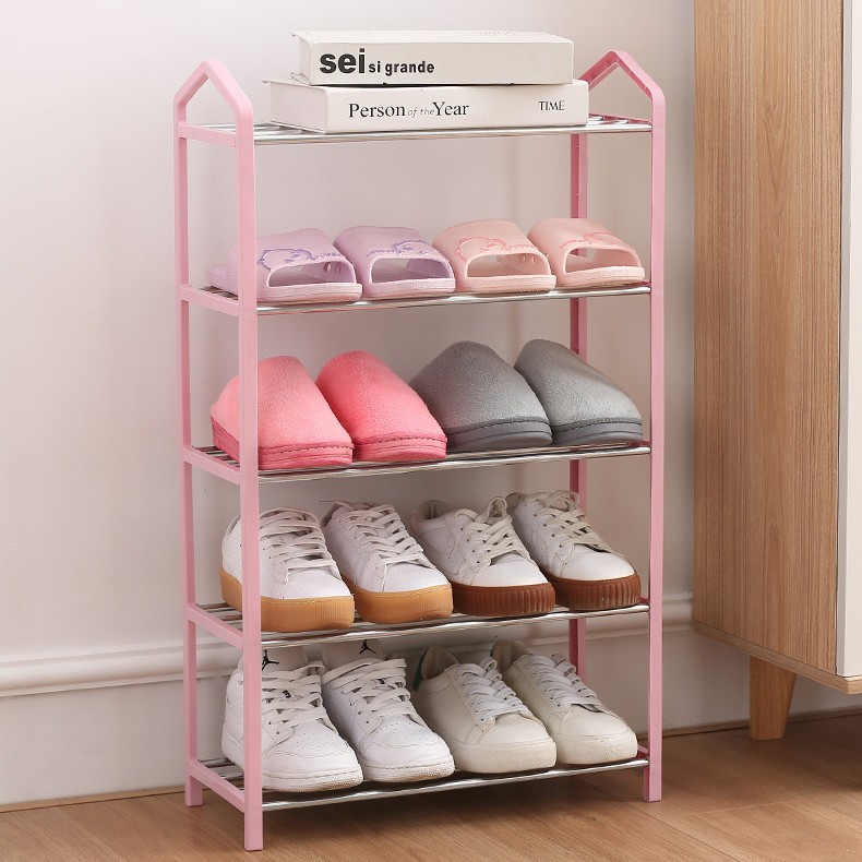 TEMUXIYIN simple multicapa montaje rack de zapatos dormitorio de estudiantes montaje gabinete de zapatos en el hogar almacenamiento rack de zapatos