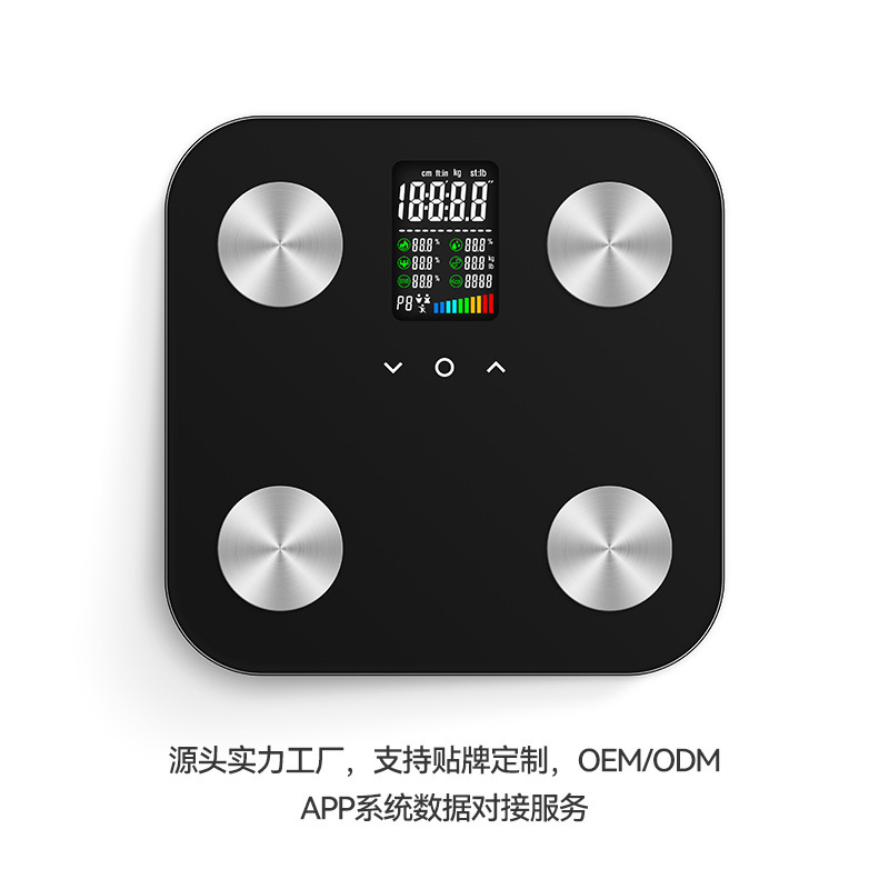 FRK 外国貿易 VA カラー画面体脂肪計脂肪測定家庭用電子体重計 APP Bluetooth スマート体脂肪計工場|undefined