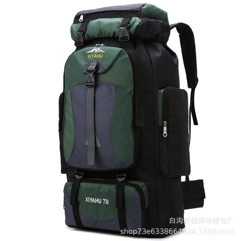 Mochila de senderismo de 70L, resistente al agua y de gran capacidad, ideal para camping, viajes o deportes al aire libre