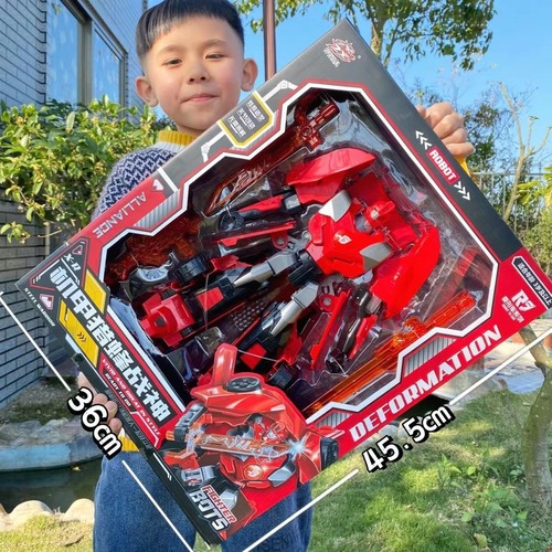 Transformation Toy Robot Car King Kong Children's Toy Wasp Robot Transformation Car Boy Model Toy