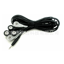 定制2.5mm 两极音频头对SR + 3.5电极母扣*8  一拖八理疗数据线