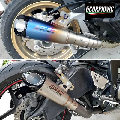 300 400 MT0709 R25R3R6 – Motorcycle exhaust pipe