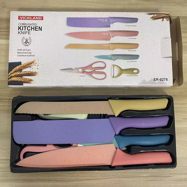 0.8 wheat straw six-piece set long version 382g