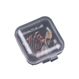 Прозрачные пластиковые беруши, маленький аксессуар, коробка для хранения